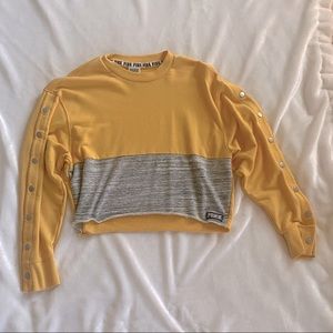 Victorias Secret PINK Cropped Crewneck Sweater